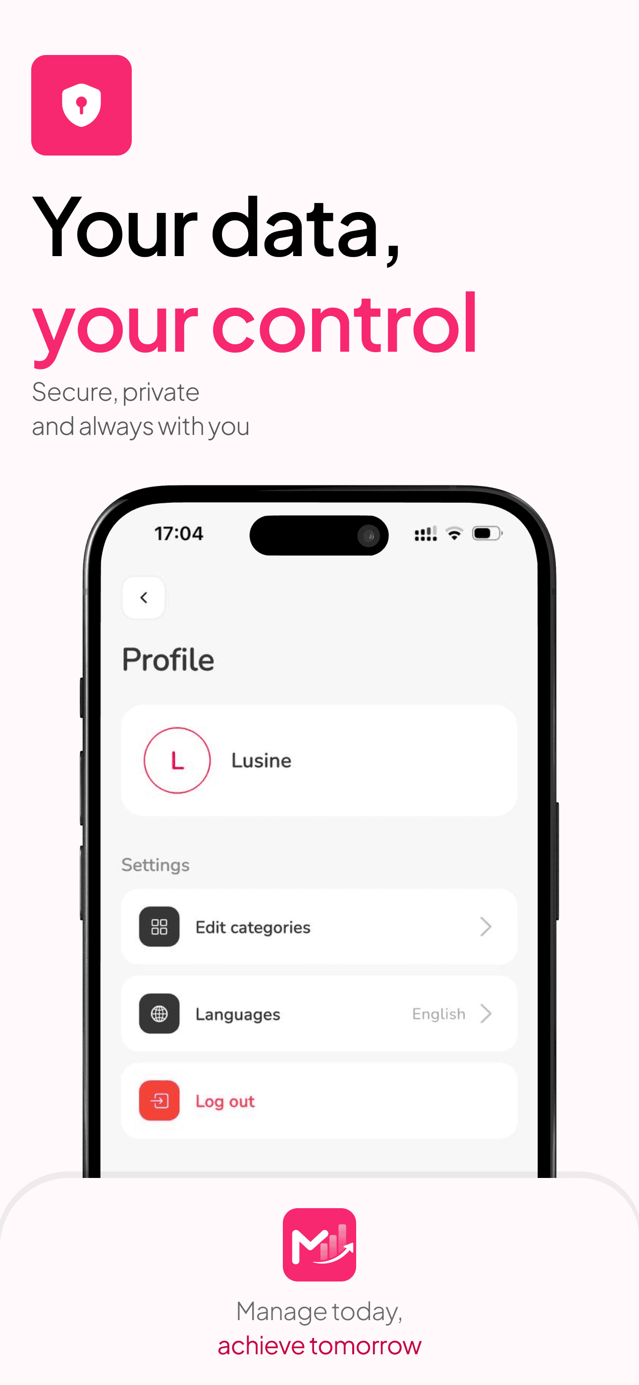 Manage your Monfin profile securely